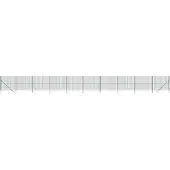 vidaXL Draadgaashek 2,2x25 m gegalvaniseerd staal groen