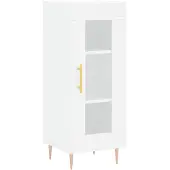vidaXL Dressoir 34,5x34x90 cm bewerkt hout wit