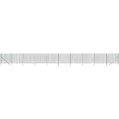 vidaXL Draadgaashek 2x25 m gegalvaniseerd staal groen