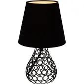 Pauleen Black Brilliance tafellamp m. metalen voet