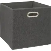 JJA Simply Smart Opbergmand Mix N Modul, karton, PP-kunststof, donkergrijs gemêleerd, 31 x 31 cm, 138885D
