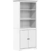 vidaXL Boekenkast BODO 82x40x173 cm massief grenenhout wit