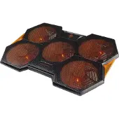 Deltaco GAM-072, Notebookstandaard, Zwart, Oranje