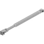 Guido Gusto Stabilisatiestang hoek 45 graden 73-120cm Rvs