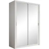 Meubella Kledingkast spiegel 150x62x215 Kleerkast schuifdeuren