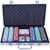 Buffalo Pokerset aluminium koffer 300 chips unisex