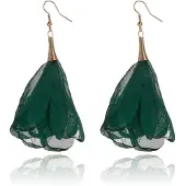 Deja Jewels Grote Kwast Oorbellen LGT JWLS - Groen