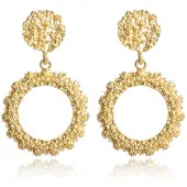 Cilla Jewels Cilla Chunky Ronde Oorbellen - Goudkleurig