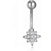 Cilla Jewels Cilla Navelpiercing van Titanium - Ster Zilver