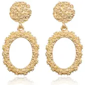 Cilla Jewels Cilla Chunky Ovale Oorbellen - Goudkleurig
