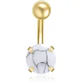 LGT JWLS Edelstaal Navelpiercing - Howliet