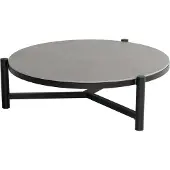 Hartman Carson koffietafel zwart dia. 126xH 38 cm