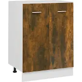 vidaXL Onderkast Lyon 60x46x81,5 cm bewerkt hout gerookt eikenkleurig