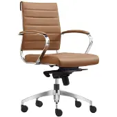 Sedero Bureaustoel Cádiz Cognac - 100% leder