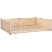 vidaXL Hondenmand 95,5x65,5x28 cm massief grenenhout