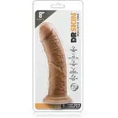 Dr Skin Dr. Skin - Realistische Dildo Met Zuignap 20 cm - Mocha