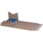 Cleverpack Wikkelverpakking CleverPack A4 zelfklevend bruin pak à 25 stuks