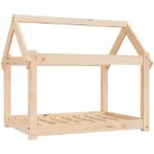 vidaXL Hondenmand 81x60x70 cm massief grenenhout