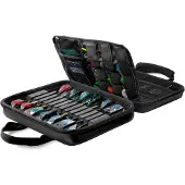 Harrows Imperial Dart Case – Zwarte Hard EVA Darttas voor 12 Dartpijlen – 36 Vakjes & Accessoire-opslag – Beschermende Darts Opbergruimte –