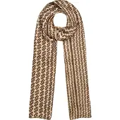 Yehwang - Sjaal met patroon - Beige/Bruin