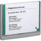 Durable Naambordje 486637 (l x b x h) 210 x 210 x 148.5 mm Grafiet 486637