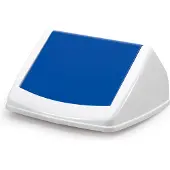 Durable Deksel | met blauwe inwerpklep | voor afvalcontainer 40l | Kunststof PE | 1 stuk - 1801574014 1801574014