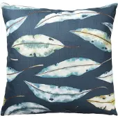 Harlequin in-outdoor sierkussen Kinina Marine/Moss - 45x45 cm