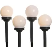 Lumineo solar prikspots - set 20x - bollen verlichting - H27 cm - warm wit