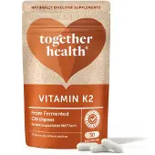 TOGETHER Vitamine K2 uit Gefermenteerde Kikkererwten - 30 capsules