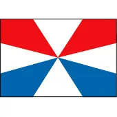 Talamex Dutch Square Pennant Rood,Wit,Blauw 50 x 75 cm