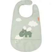 Done by Deer Lätzchen - PU - Happy Clouds Green - - One Size - Lätzchen