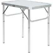 Trespass kampeertafel 60 x 60 x 45 cm aluminium zilver