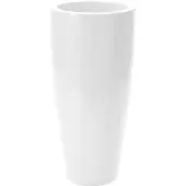 Nicoli Bloempot Rond Talos Gloss 33cm WIT