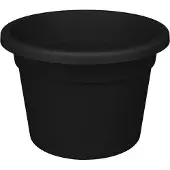 Nicoli Bloempot Rond Premium 50cm + Bodemgaten ANTRACIET