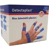 Detectaplast Elastic textielpleister, assorti afmetingen, pak van 100 stuks