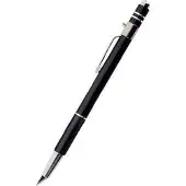 Transotype - Push Button Knife Aluminum Black