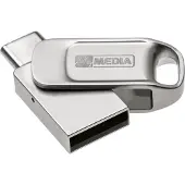 Verbatim USB stick | | 64 GB (USB A en USB C, USB 2.0, Metaal)