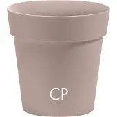 Nicoli Bloempot Buiten Rond Arke 26cm POEDERBRUIN
