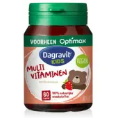Dagravit 3x Natural Kids Multivitaminen Aardbei 60 kauwtabletten