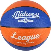 Midwest League Indoor/Outdoor Basketbal Blauw - Oranje 7