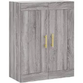 vidaXL Wandkast 69,5x34x90 cm bewerkt hout grijs sonoma eikenkleurig