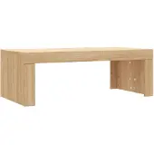 vidaXL Salontafel 102x50x36 cm bewerkt hout sonoma eikenkleurig