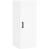 vidaXL Wandkast 34,5x34x90 cm bewerkt hout wit