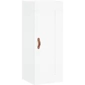 vidaXL Wandkast 34,5x34x90 cm bewerkt hout wit