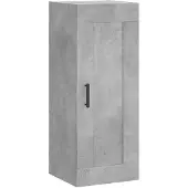 vidaXL Wandkast 34,5x34x90 cm bewerkt hout betongrijs