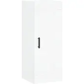 vidaXL Wandkast 34,5x34x90 cm bewerkt hout wit