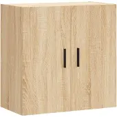 vidaXL Wandkast 60x31x60 cm bewerkt hout sonoma eikenkleurig
