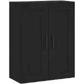 vidaXL Wandkast 69,5x34x90 cm bewerkt hout zwart