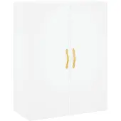 vidaXL Wandkast 69,5x34x90 cm wit