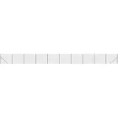 vidaXL Draadgaashek met flens 1,6x25 m antracietkleurig